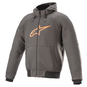 Alpinestars Chrome Sport Hoodie Tar Grey Flame Orange
