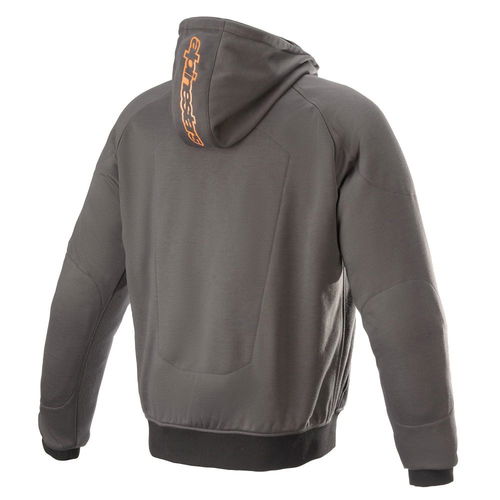 Alpinestars Chrome Sport Hoodie Tar Grey Flame Orange Size: S