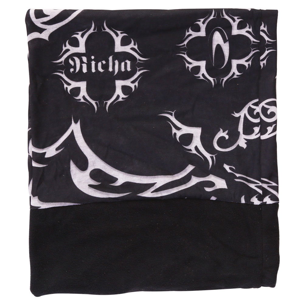 Richa Nekx Neck Tube Heraldic Black Black Heraldic Black Black