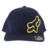 Fox Flex 45 Flexfit Navy Yellow Baseball Cap Front                                                                                                                                                                                                             