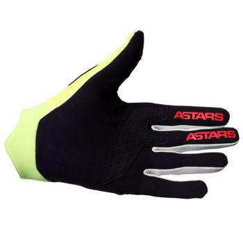 Alpinestars Dune Gloves Black Yellow Flo Bright Red Size: Mens - M