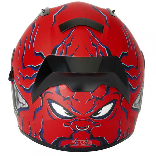 Vcan V128 Mordhi Helmet Red Red
