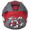 Vcan V128 Mohawk Helmet Grey Grey