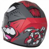 Vcan V128 Mohawk Helmet Grey Grey