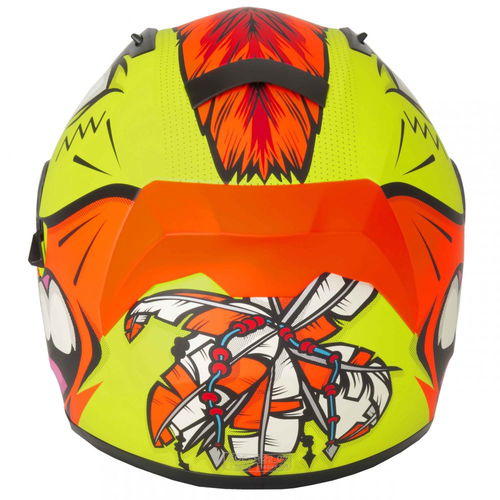 Vcan V128 Mohawk Helmet Yellow Yellow