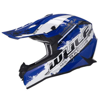 Wulfsport Adult Off Road Pro Helmet Blue Blue