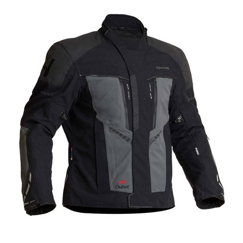 Halvarssons Vansbro Textile Jacket Black Grey Black Grey