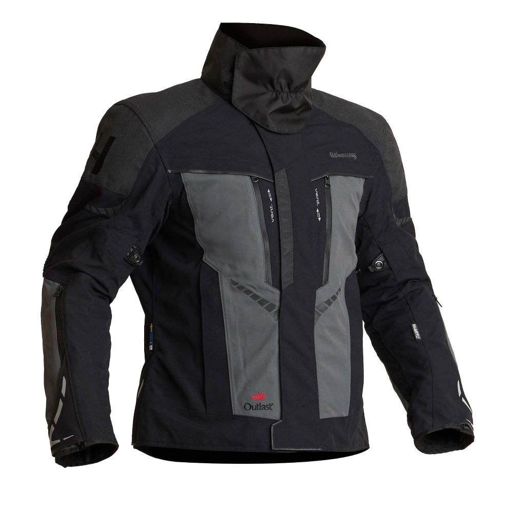 Halvarssons Vansbro Textile Jacket Black Grey Black Grey