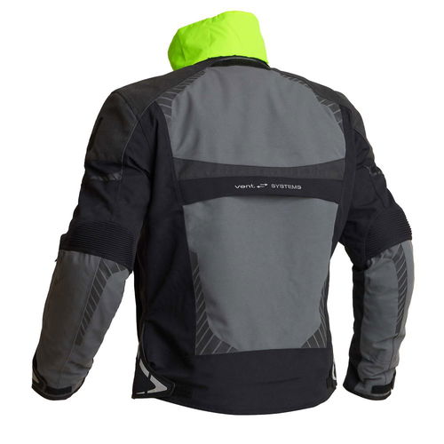 Halvarssons Vansbro Textile Jacket Black Grey Black Grey