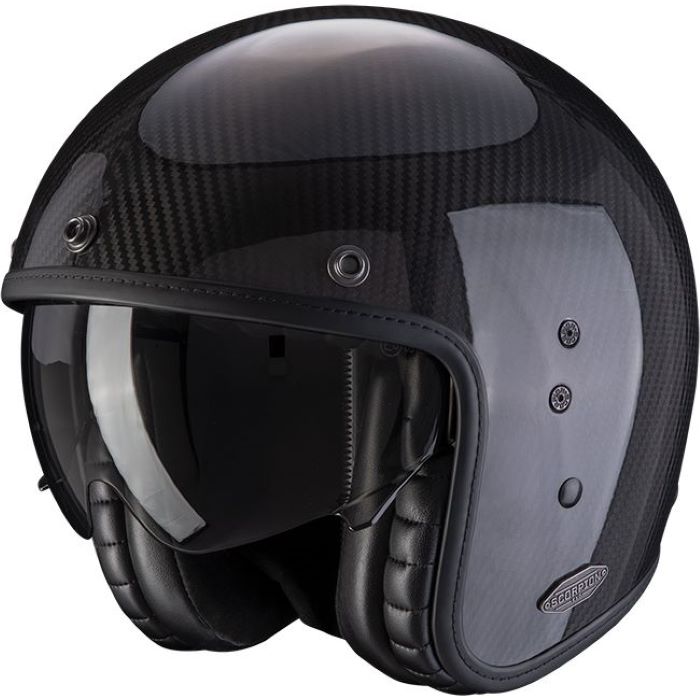 Scorpion Belfast Carbon Helmet Gloss Carbon Gloss Carbon