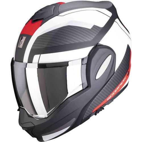 Scorpion Exo-Tech Trap Helmet Black Red White Size: L