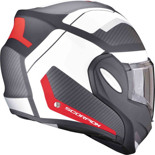 Scorpion Exo-Tech Trap Helmet Black Red White Size: L