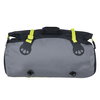 Oxford Products Aqua T-50 Black Grey Fluo Waterproof Motorcycle Roll Bag Back                                                                                                                                                                                  