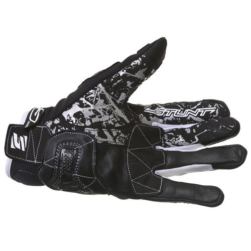 Five Stunt Evo Gloves Black White Size: Mens - S