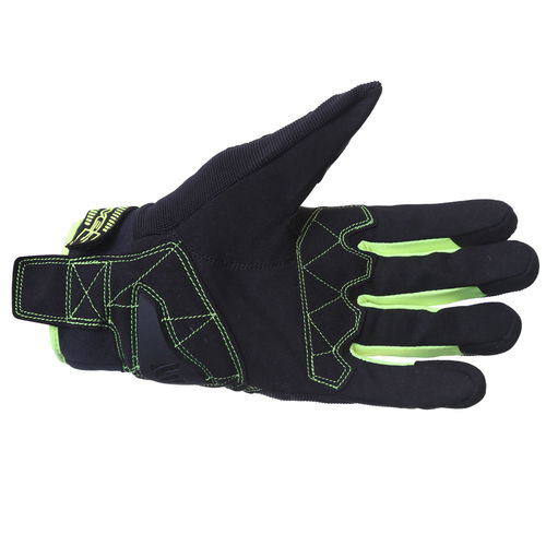 Five RS3 Gloves Black Flo Yellow Size: Mens - M