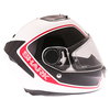 Shark Spartan Priona Black White Red Full Face Motorcycle Helmet Right Side                                                                                                                                                                                    
