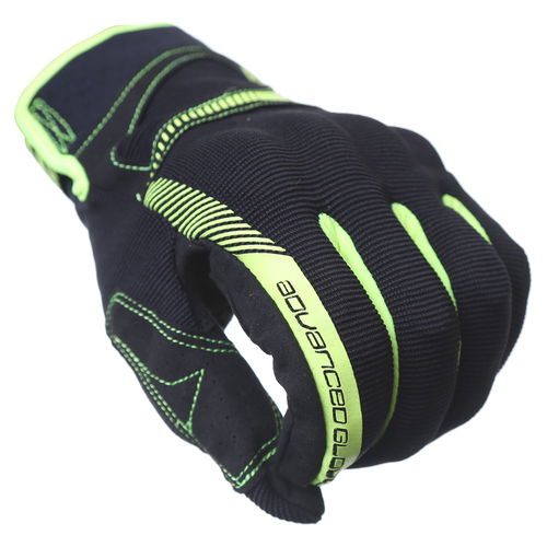 Five RS3 Gloves Black Flo Yellow Size: Mens - M
