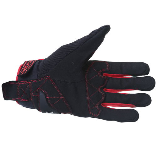 Five RS3 Gloves Black Red Size: Mens - M