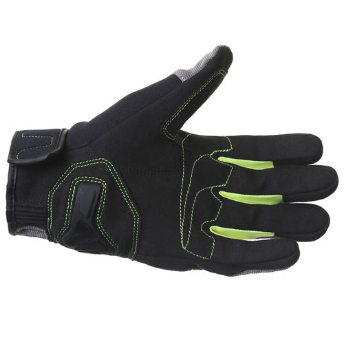 Five RS4 Gloves Grey Yellow Size: Mens - S