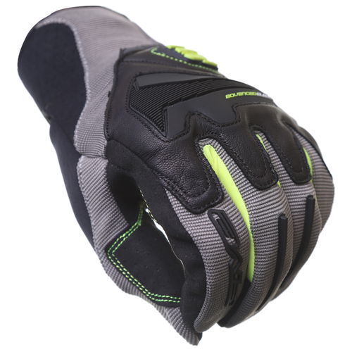 Five RS4 Gloves Grey Yellow Size: Mens - S