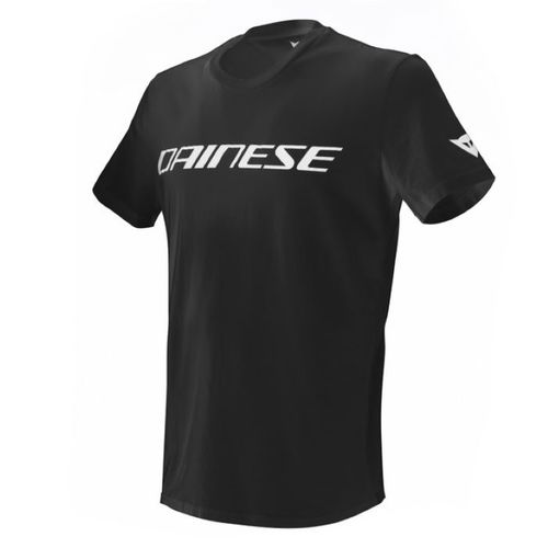 Dainese T-Shirt Black White Size: M