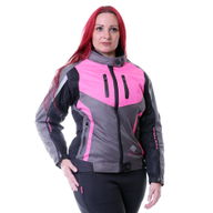 Gem Ladies Jacket Dark Grey Pink Black