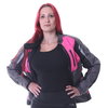 Frank Thomas Gem Ladies Jacket Dark Grey Pink Black Size: Ladies UK - XS