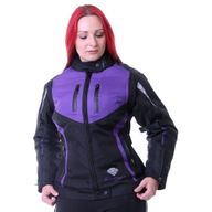 Gem Ladies Jacket Black Purple Silver