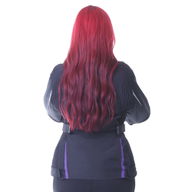 Gem Ladies Jacket Black Purple Silver