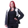Frank Thomas Gem Ladies Jacket Black White Silver Size: Ladies UK - XS