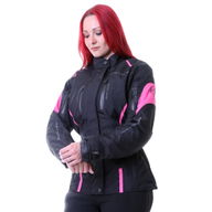 Rose Ladies Jacket Black Pink