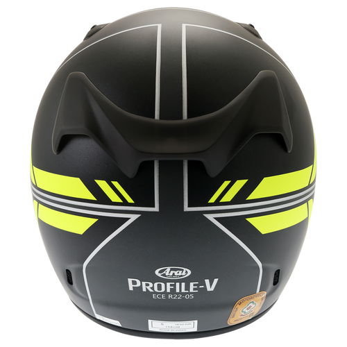 Arai Profile V Tube Helmet Flo Yellow Size: XS