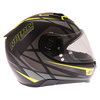 Nolan Nolan N87 Originality N-Com Grey Black Yellow Full Face Motorcycle Helmet Right Side                                                                                                                                                                     