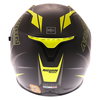 Nolan Nolan N87 Originality N-Com Grey Black Yellow Full Face Motorcycle Helmet Back                                                                                                                                                                           