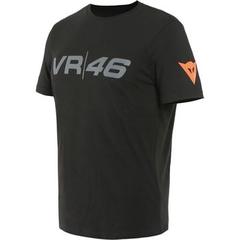 Dainese VR46 Pit Lane T-Shirt Black Fluo Yellow M