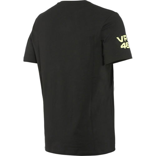 Dainese VR46 Pit Lane T-Shirt Black Fluo Yellow M