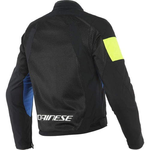 Dainese VR46 Grid Air Tex Jacket Black Blue Fluo Yellow Mens UK - 40
