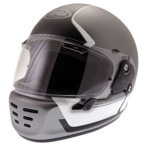 Arai Rapide Speedblock Helmet Black White Size: XS