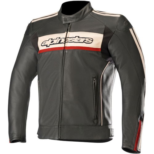 Alpinestars Dyno V2 Jacket Black Stone Red Mens UK - 40