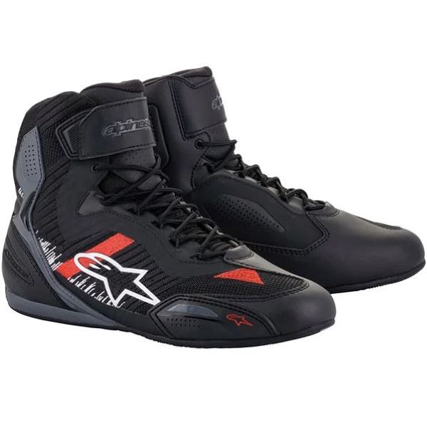 Faster-3 Rideknit Shoes Black Grey Bright Red