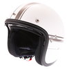 HJC FG-70S Ladon White Open Face Motorcycle Helmet Front Left                                                                                                                                                                                                  