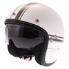 HJC FG-70S Ladon White Open Face Motorcycle Helmet With Sun Visor                                                                                                                                                                                              