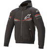 Alpinestars Sektor V2 Tech Hoodie Black Bright Red Size: Mens UK - S
