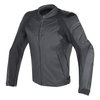 Dainese Fighter Leather Jacket Black Black