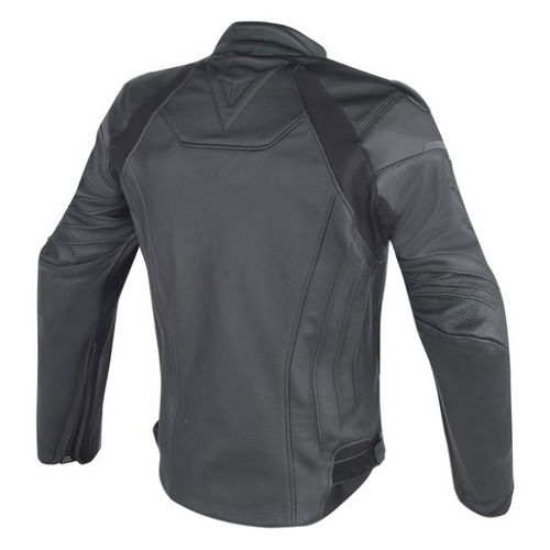 Dainese Fighter Leather Jacket Black Black