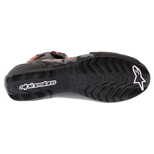 Alpinestars Faster-3 Shoes Black Grey Camo Red Fluo Mens - 4