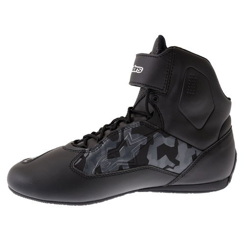 Alpinestars Faster-3 Shoes Black Grey Camo Red Fluo Mens - 4