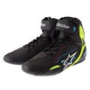 Alpinestars Faster-3 Shoes Black Yellow Fluo Blue Mens - 4