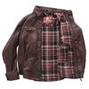 BKS Wax Brown Kevlar Motorcycle Shirt Inside                                                                                                                                                                                                                   