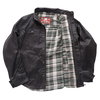 BKS Wax Black Kevlar Motorcycle Shirt Inside                                                                                                                                                                                                                   